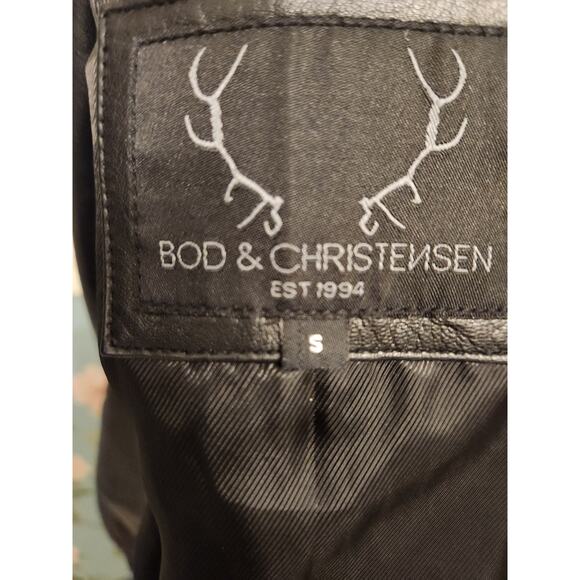Bod & Christensen Real Leather Moto Jacket - S - Picture 6 of 6